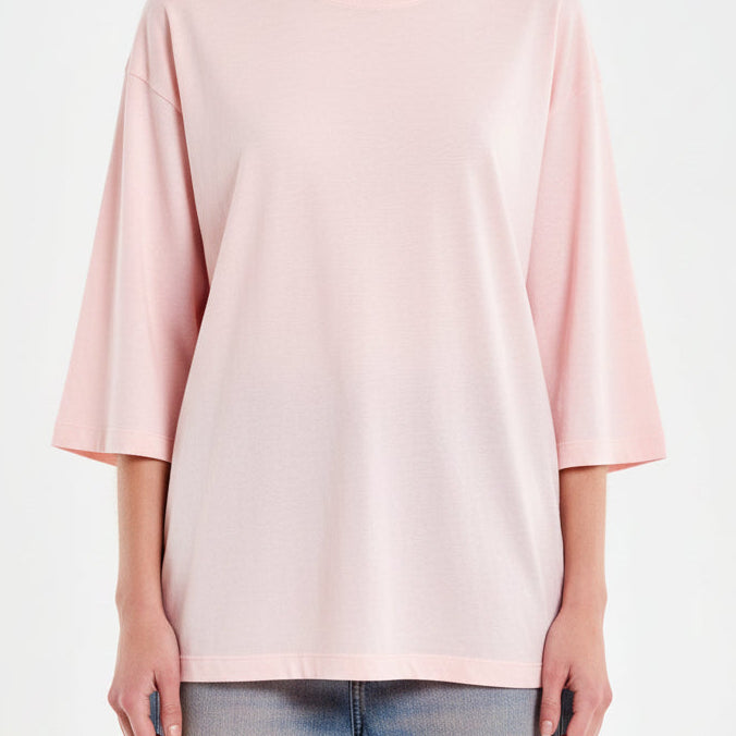 T-Shirt Oversize Vicolo UAB0026 Bianco Donna