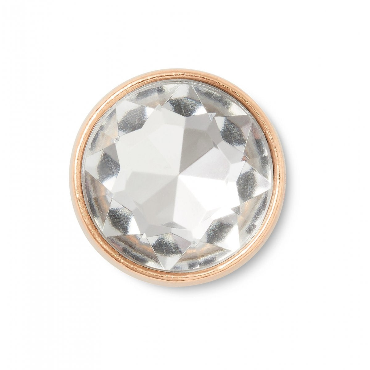 Jibbitz Crocs Clear Circle Gem CR.3964 JIB trasparente multicolore - Charm gemma circolare accessori scarpe Crocs unisex
