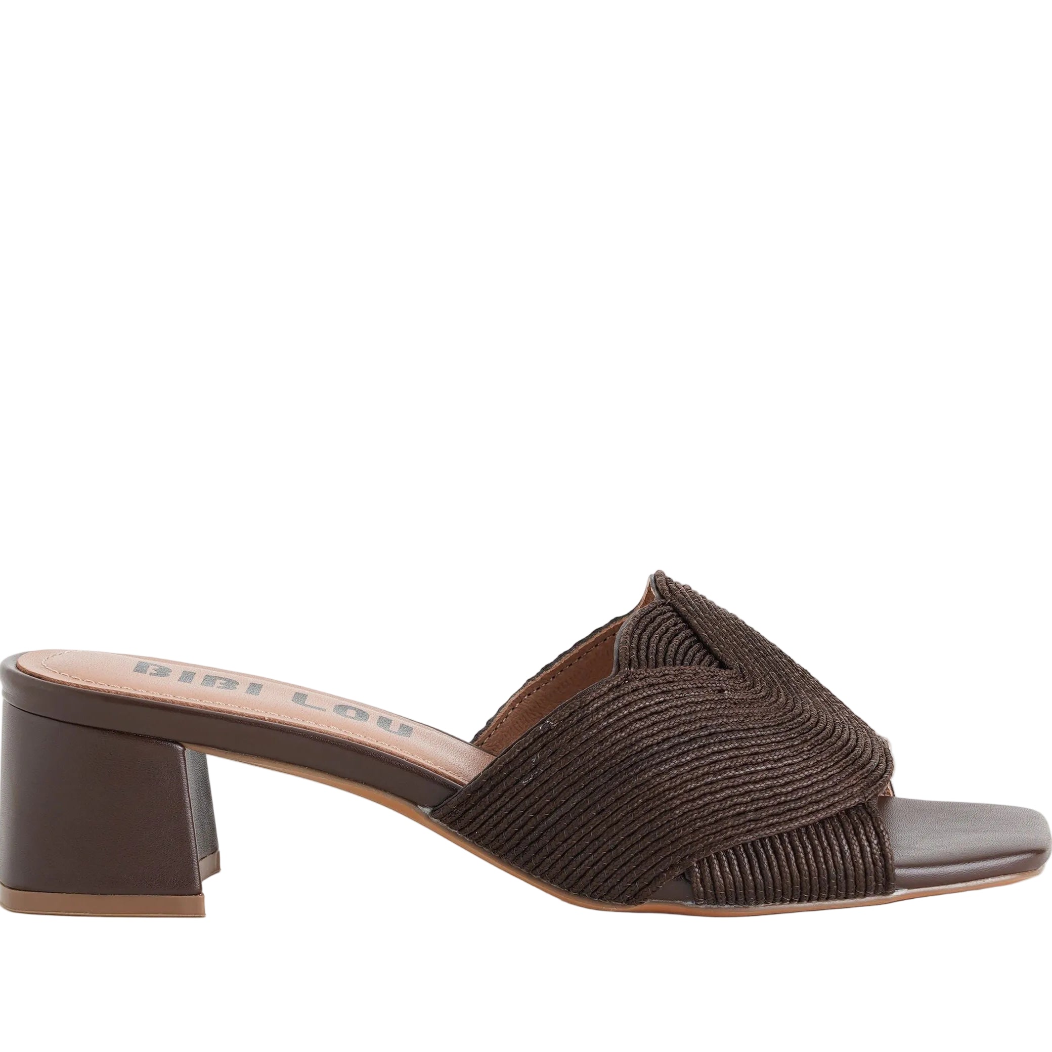 Sandali con tacco Bibi Lou 879Z94HG da donna, tomaia in tessuto e similpelle, tacco 45 mm