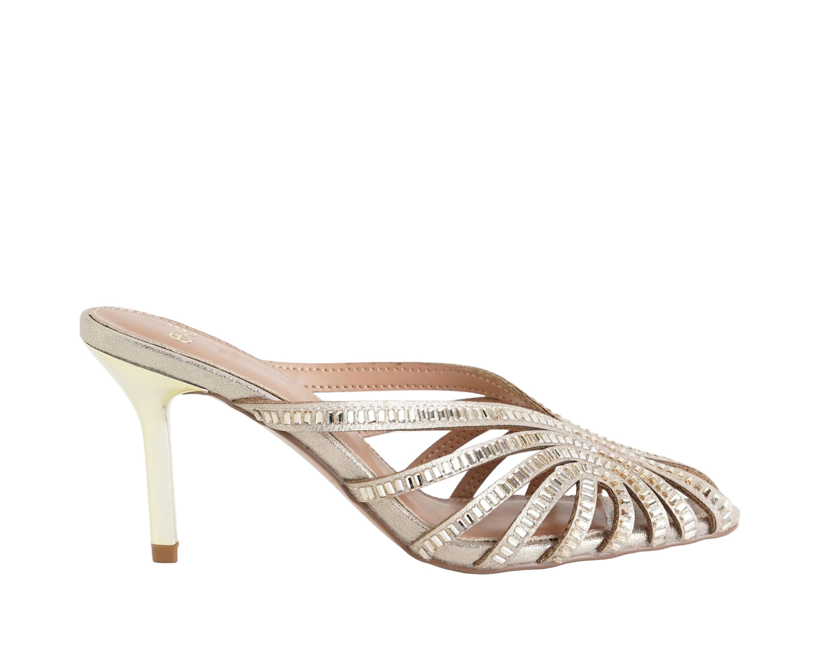 Sandalo Exe Susana-566 Light Gold Strass
