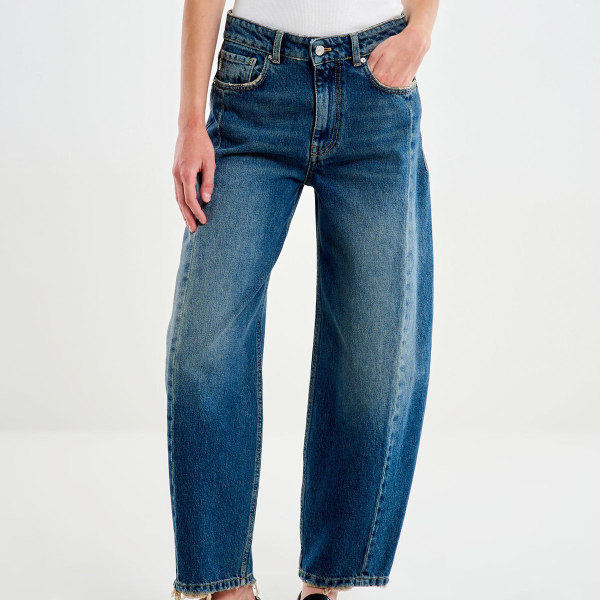 Jeans barrel Vicolo Chiara DAC5070 Blu Vintage Donna