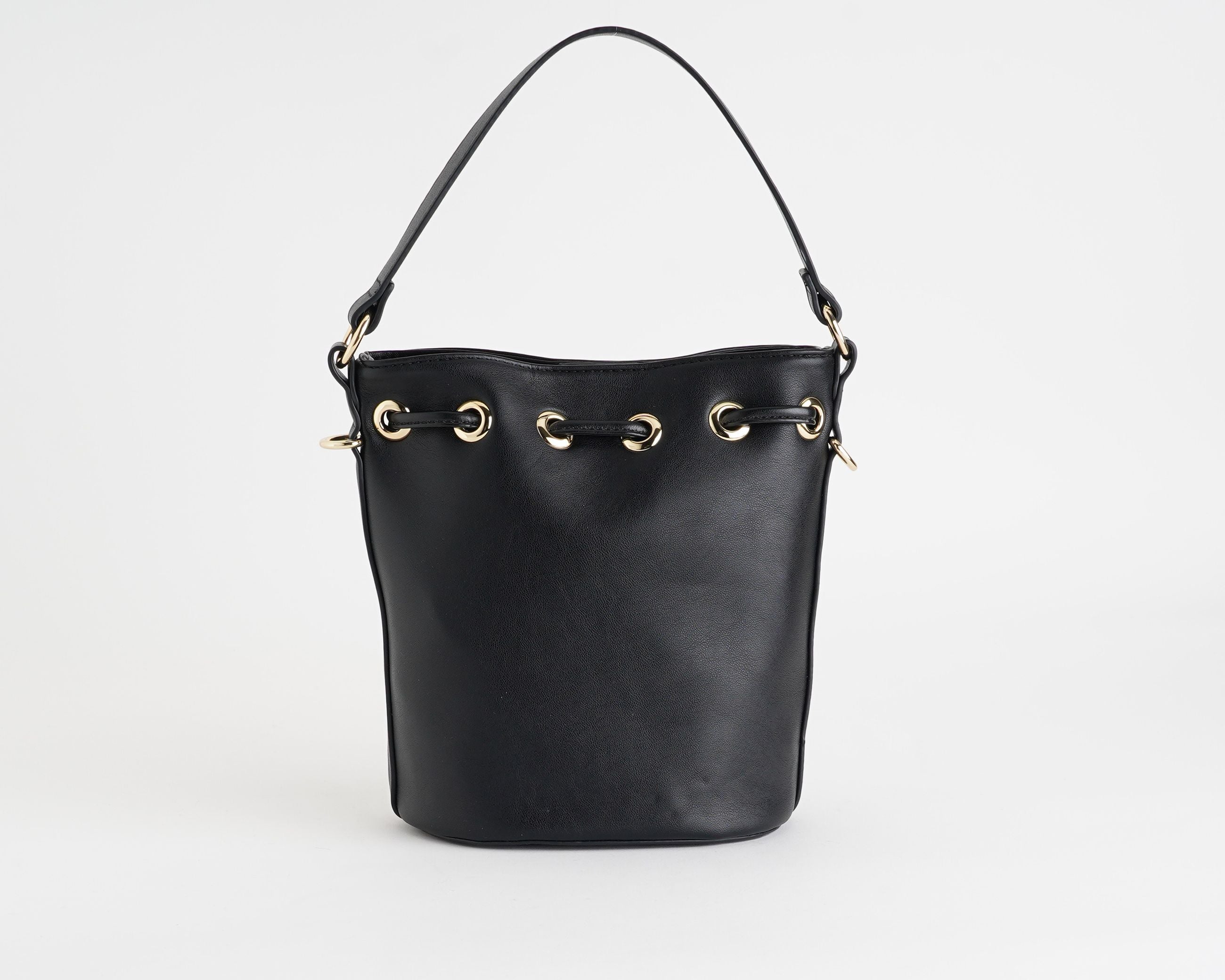 Borsa a secchiello Marc Ellis Dakota ML Donna Black – Vista posteriore