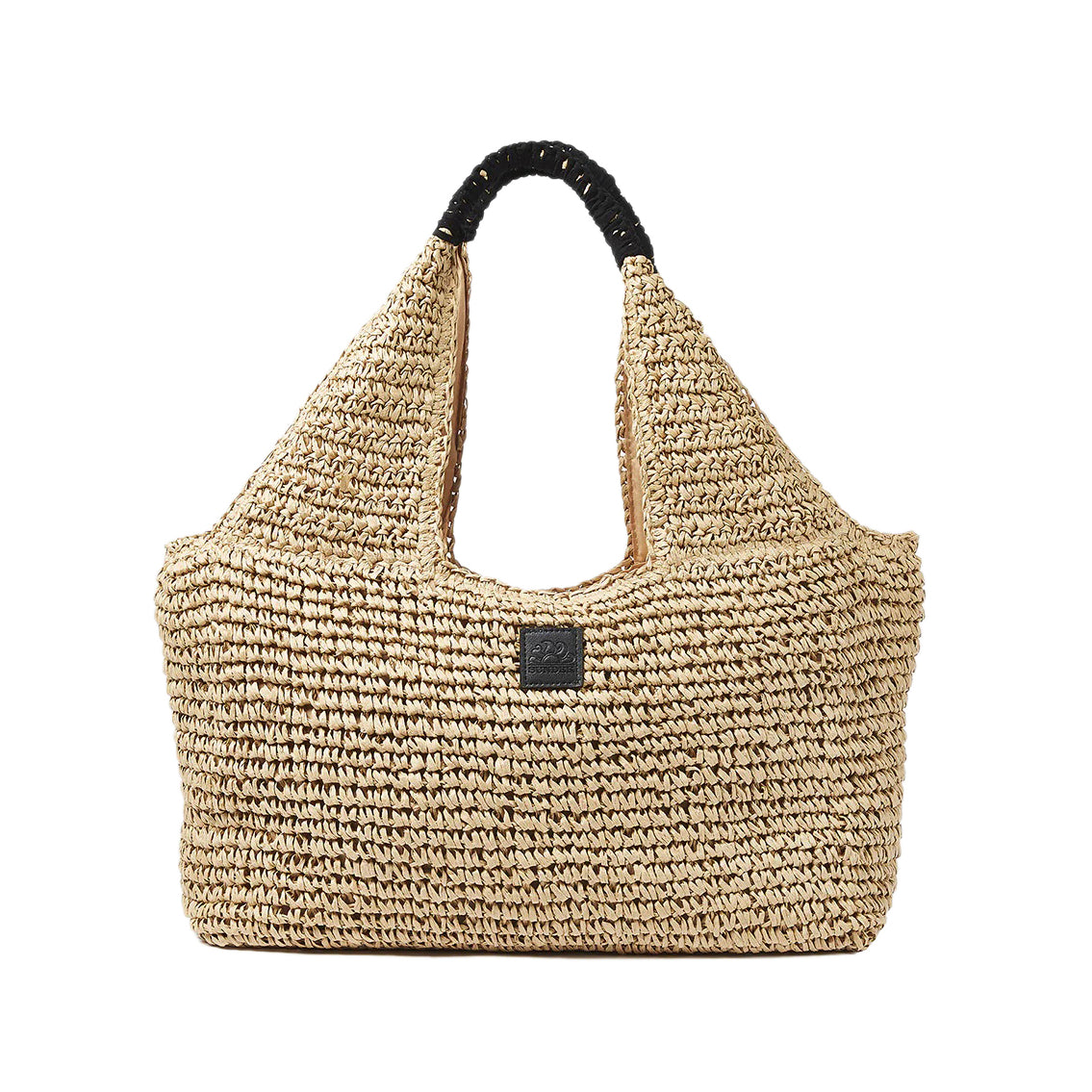 Maxi Bag Sundek in paper straw intrecciata AW714ABPA100 Tan
