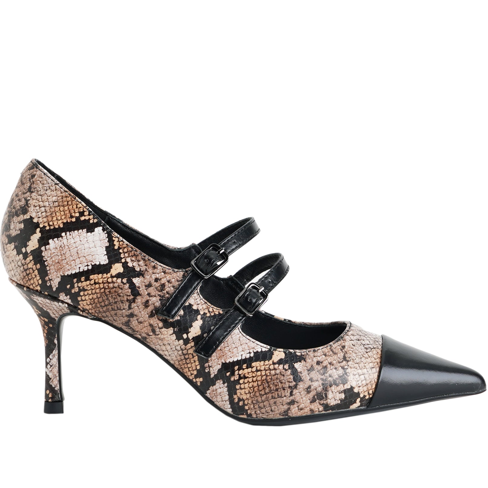 Décolleté alto CHICONIC 266.02.25VT Pitone/Nero Donna