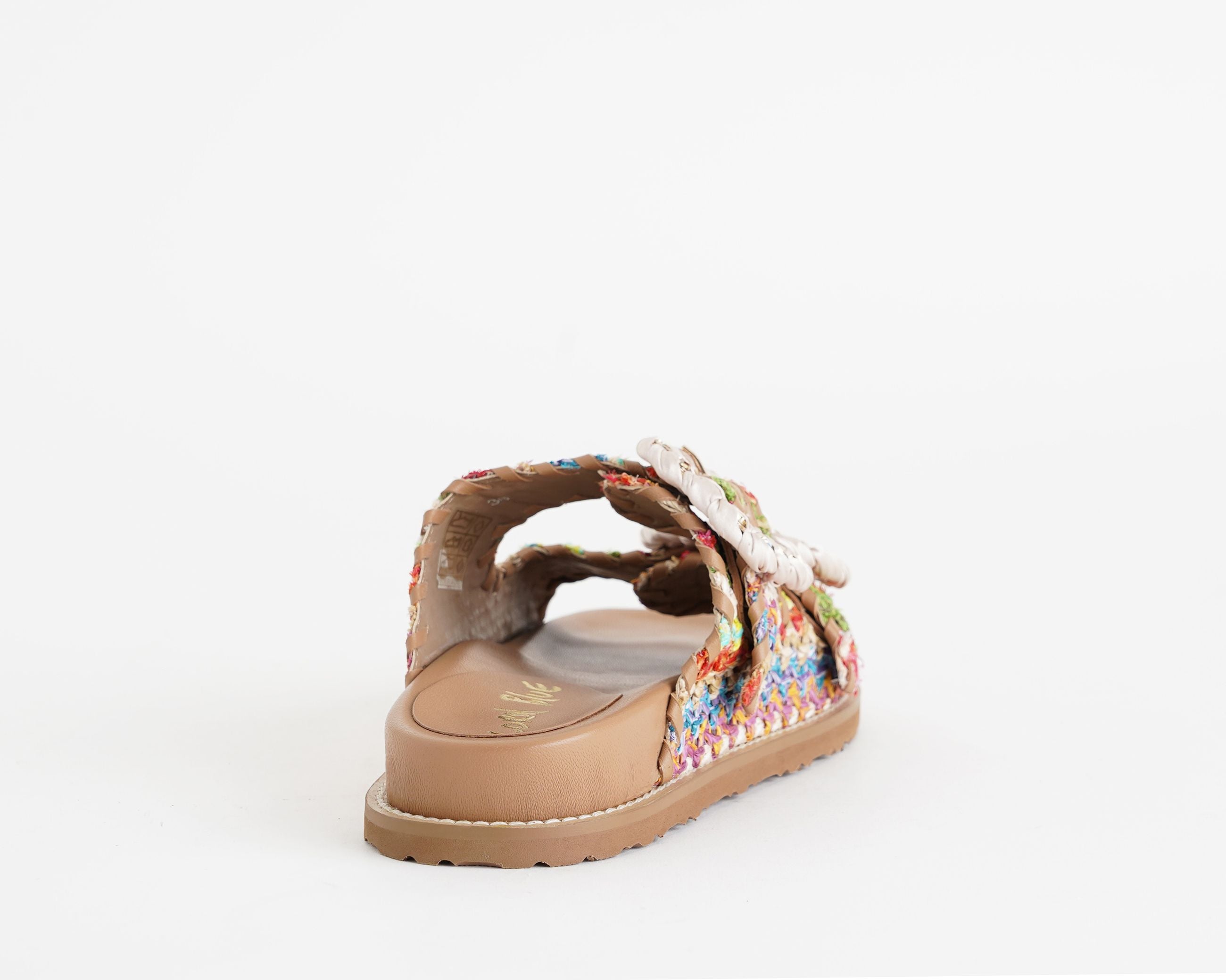 CORAL BLU CB.K226.02 Sandalo in rafia Multicolore