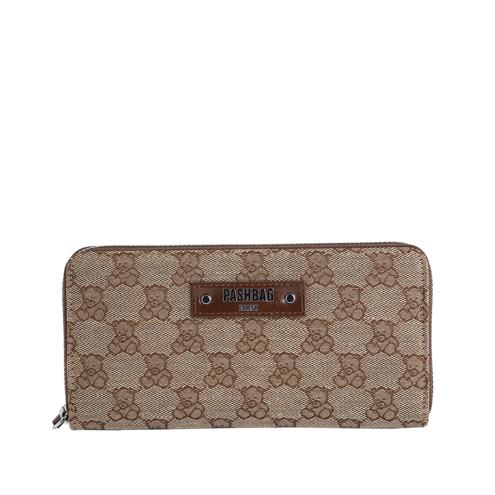 Wallet PASH BAG mod.Brigitte 18377-SOH-W5A-P Beige/Marrone Donna