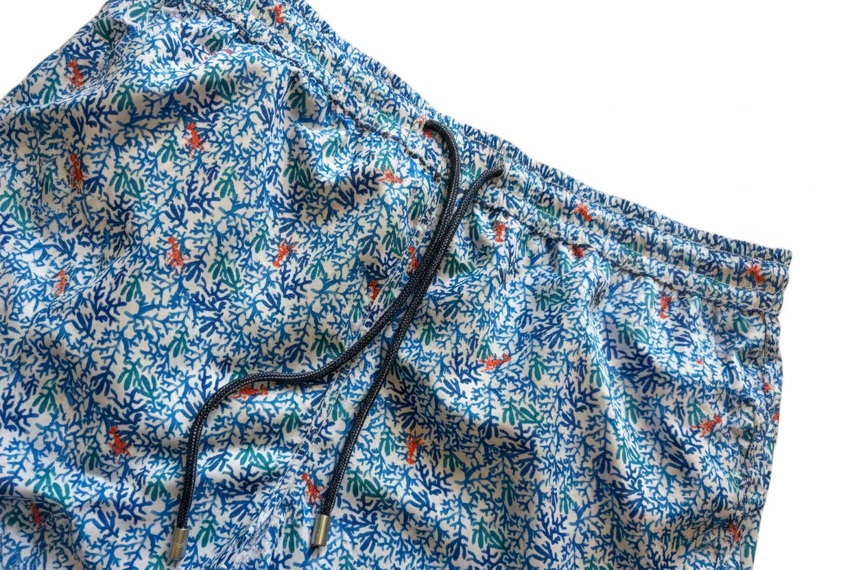 Pantaloncini da bagno uomo BAIA 30 REMI CAPRI AT1 Bianco/Blu