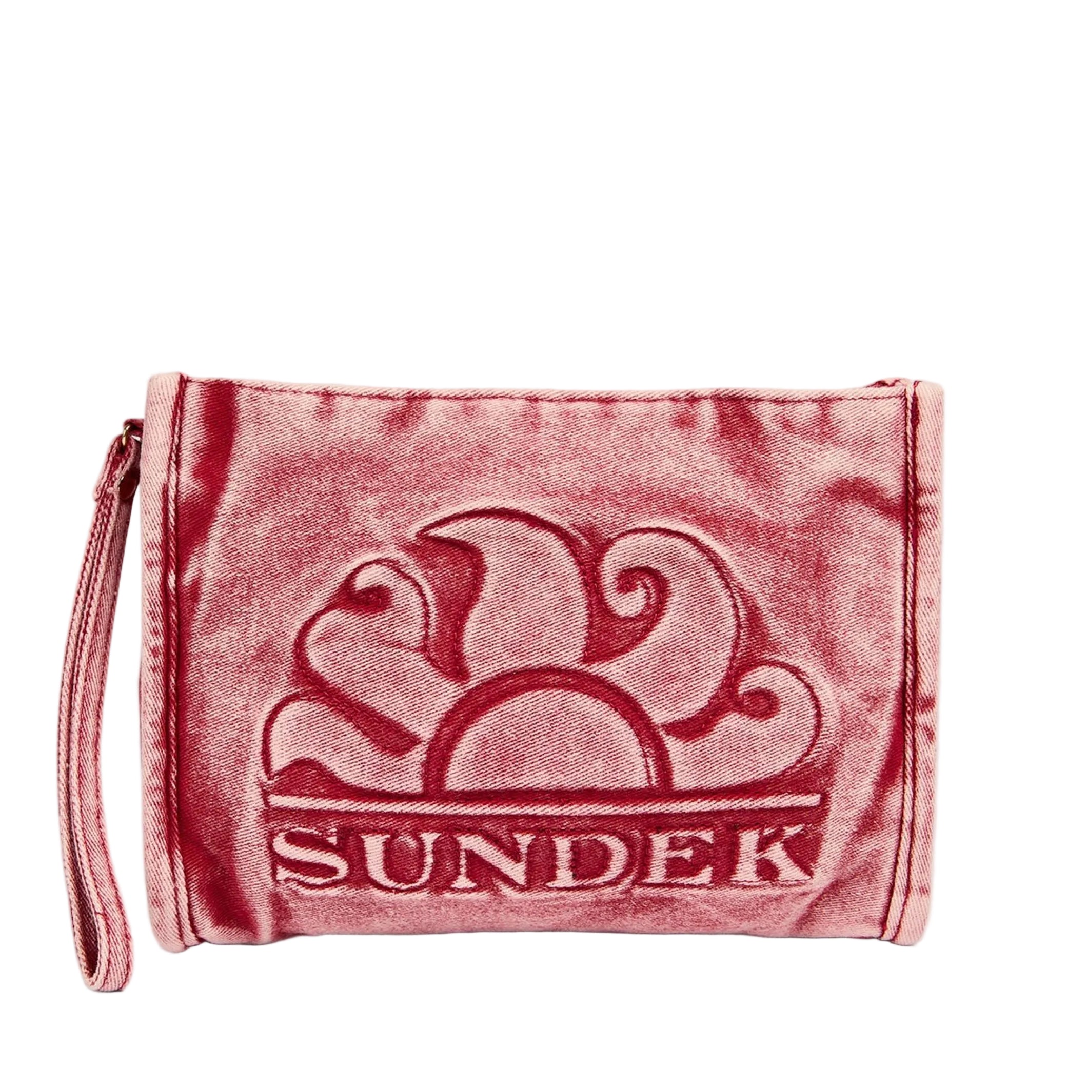 Pochette in canvas Sundek AW920ABCV400 Deep Scarlet