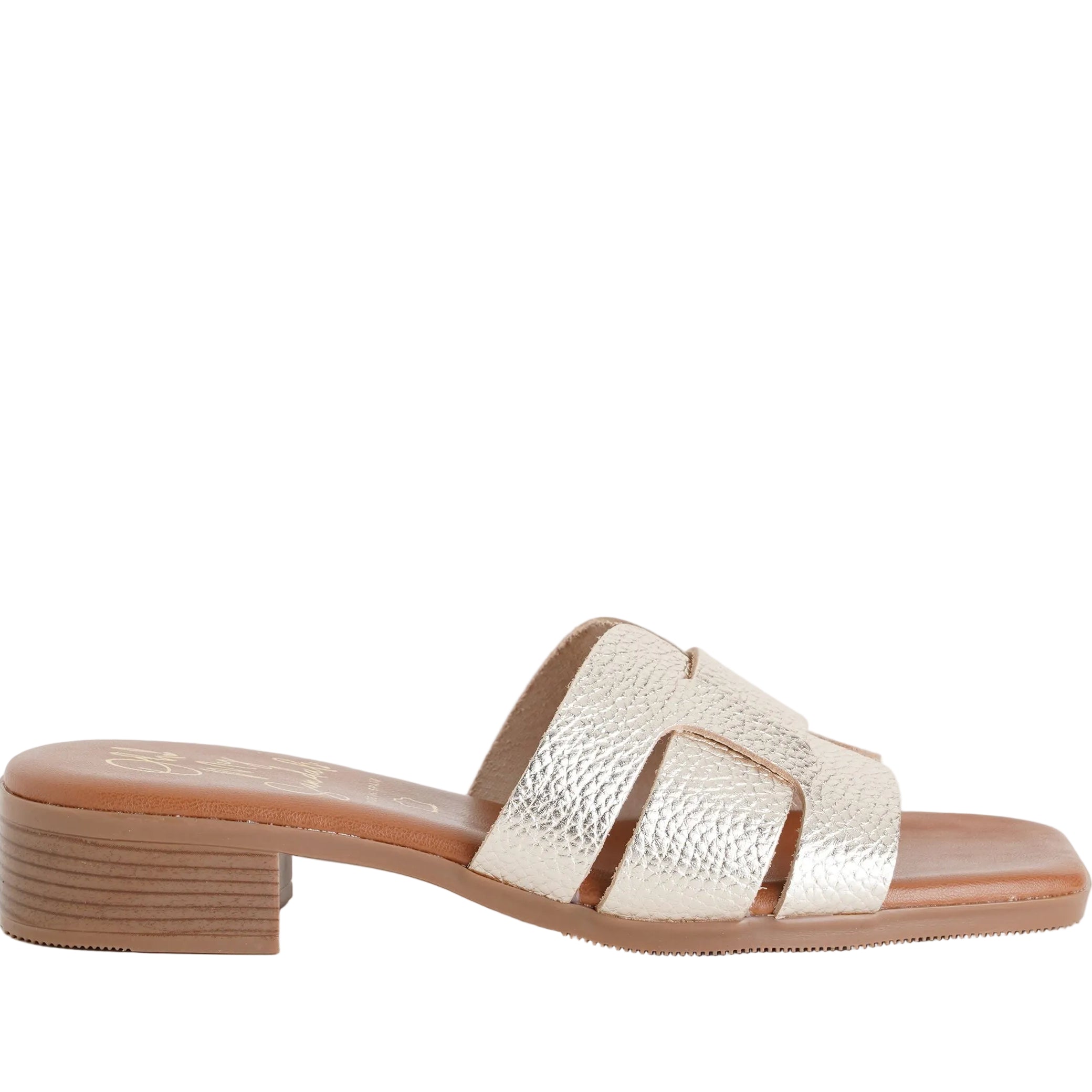 Sandalo con tacco Oh My Sandals 5880 Champagne Donna