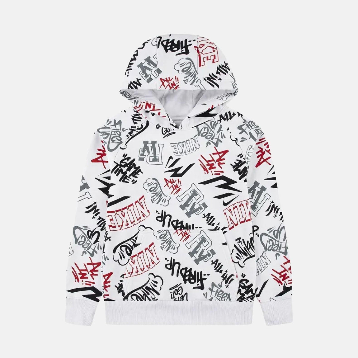 Felpa con cappuccio NIKE Graffiti Tag Hoodie 9Q1203 Unisex bambino