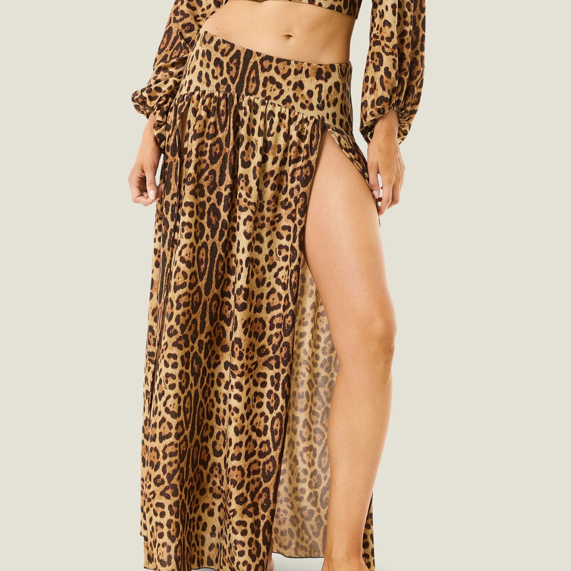 Gonna Lunga Spacchi Leopard Resort 126WCUGO5766