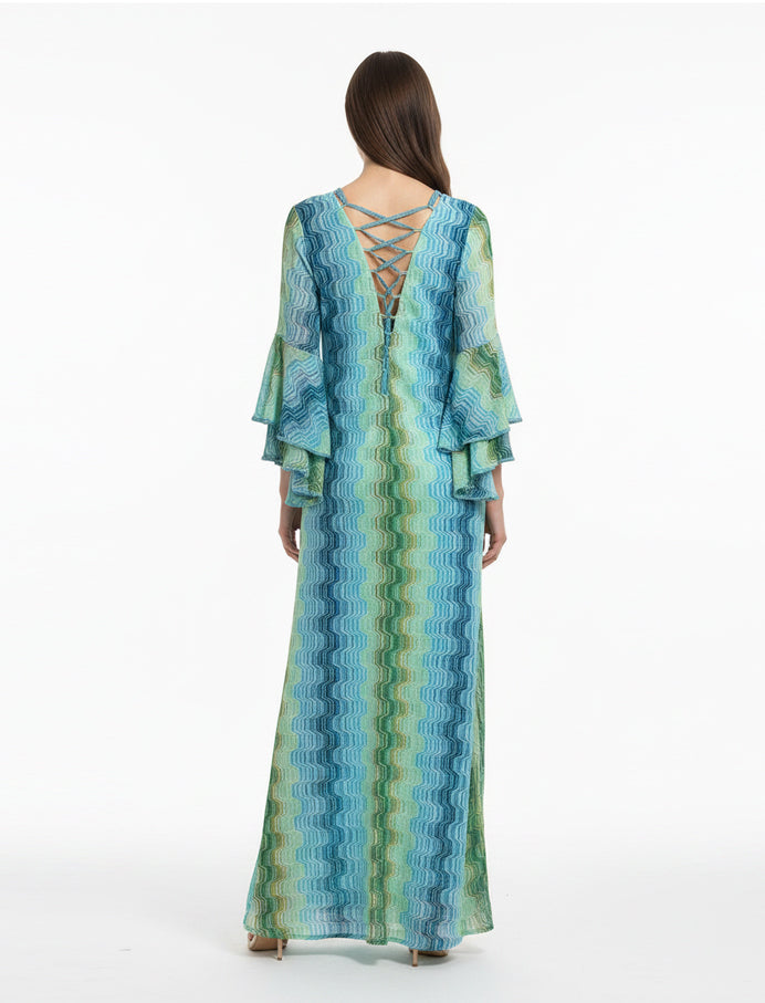Abito lungo Pho Rachel 4323087 Sky Green