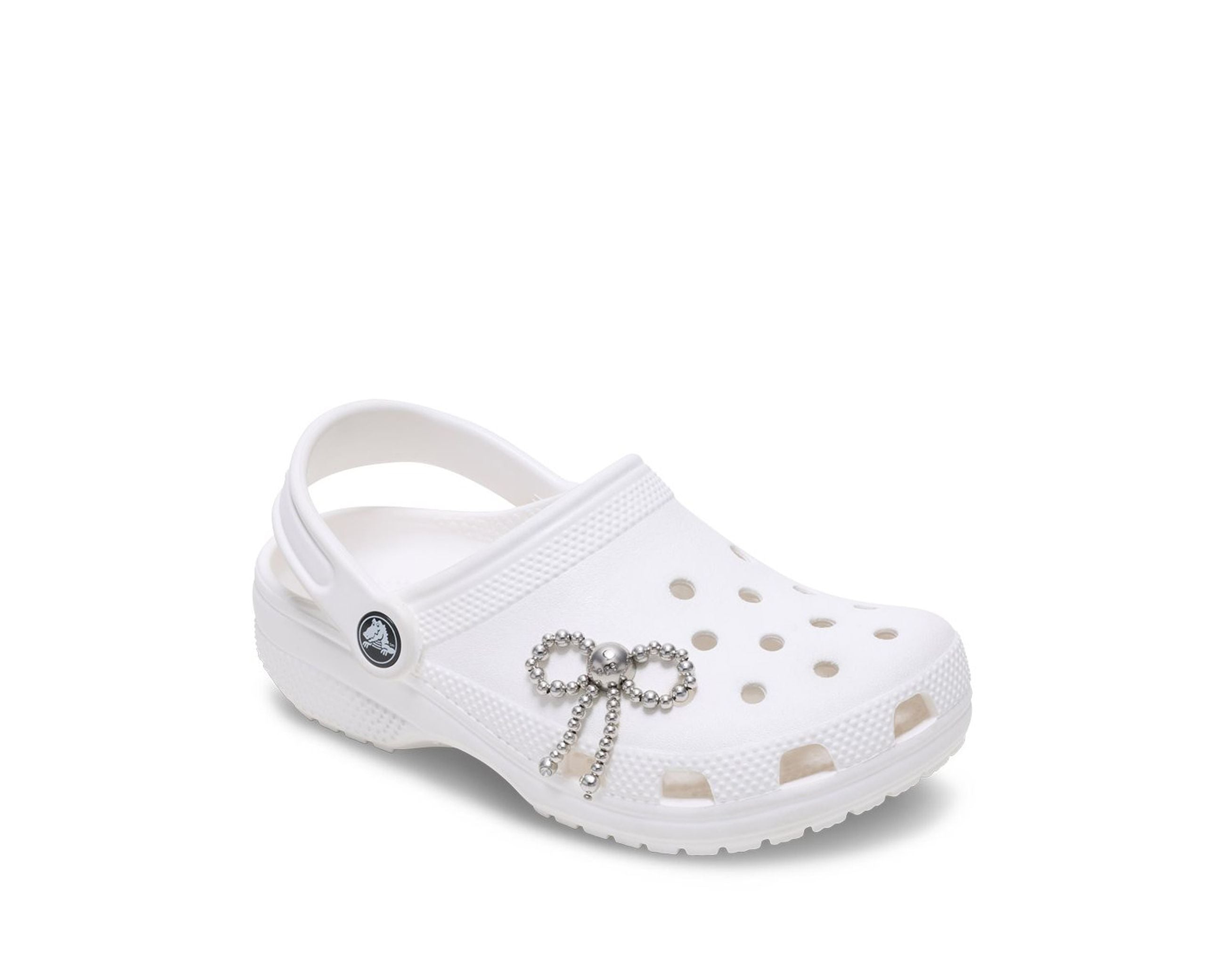 Charms Crocs Silver Breaded Bow CR.5672 JIB
