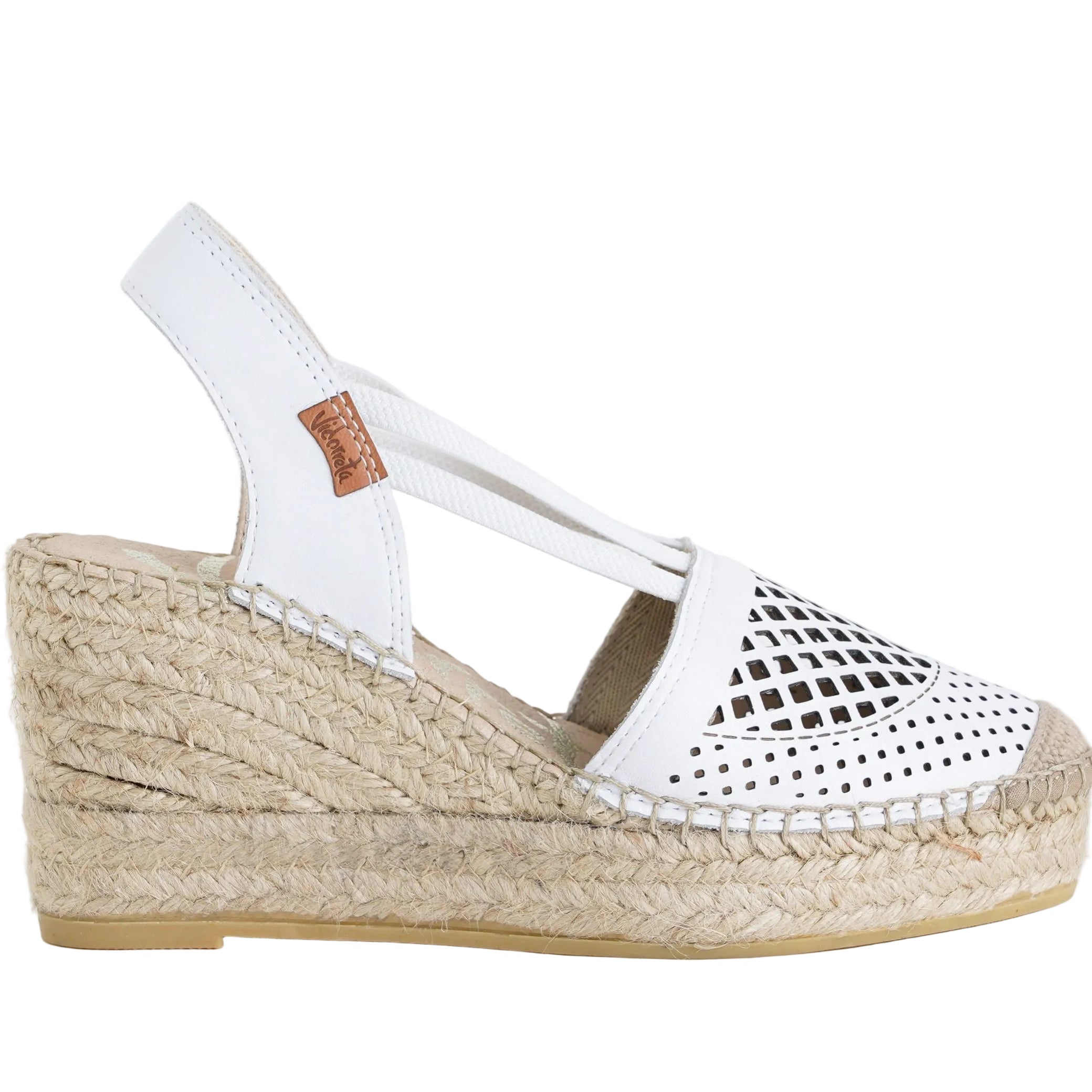 Vidorreta 0301 Espadrillas Nappa Traforata Donna VIDORRETA Blanco