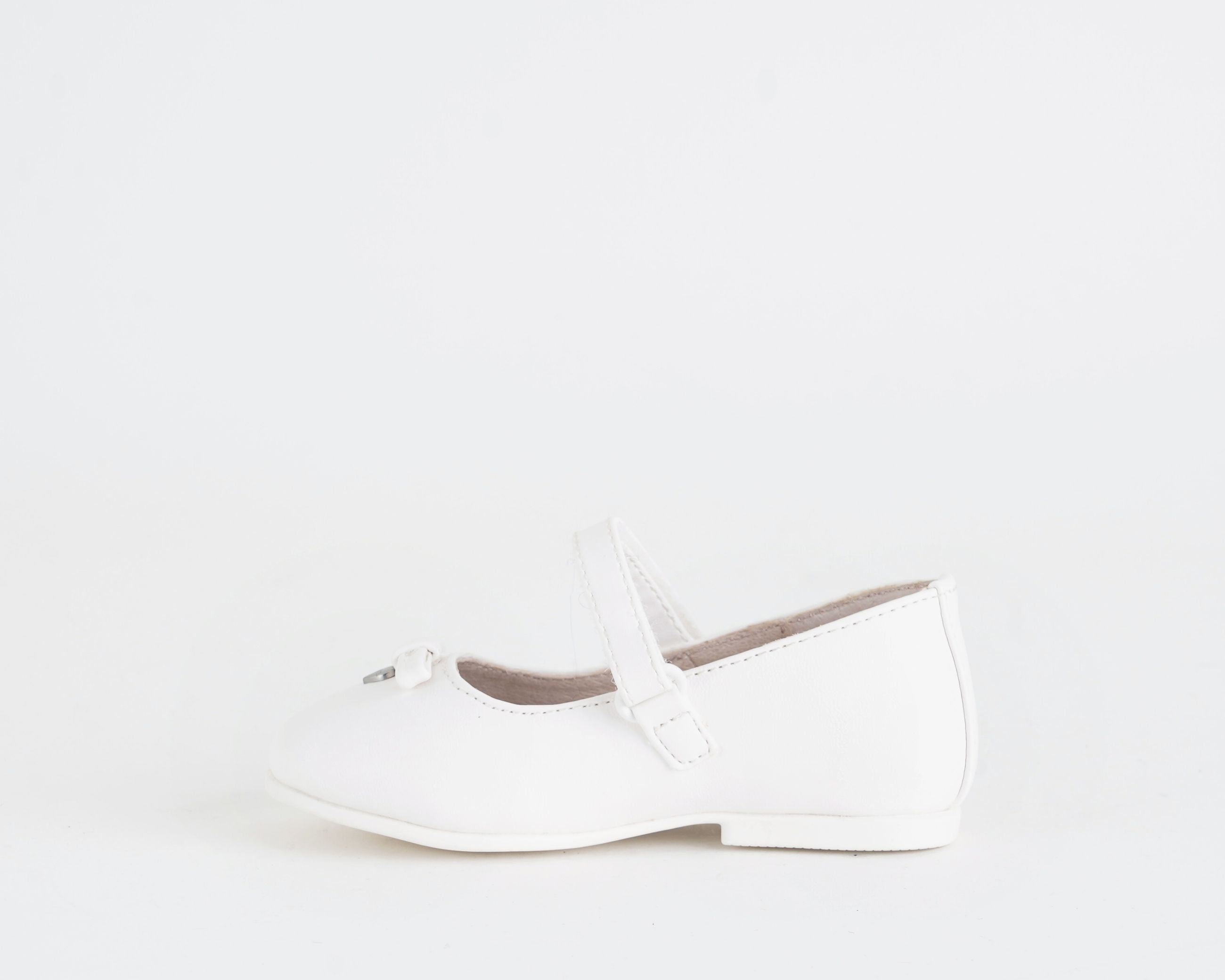 Ballerina 41727 MAYORAL bambina poliuretanica colore Bianco con fiocco