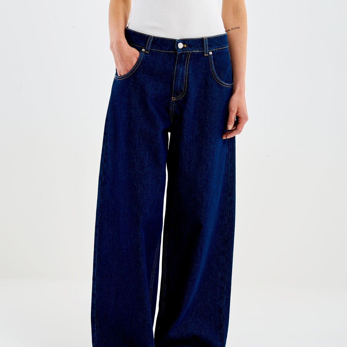 Jeans ampio Vicolo Icon Mia Baggy DAC5057 Denim Blu Donna