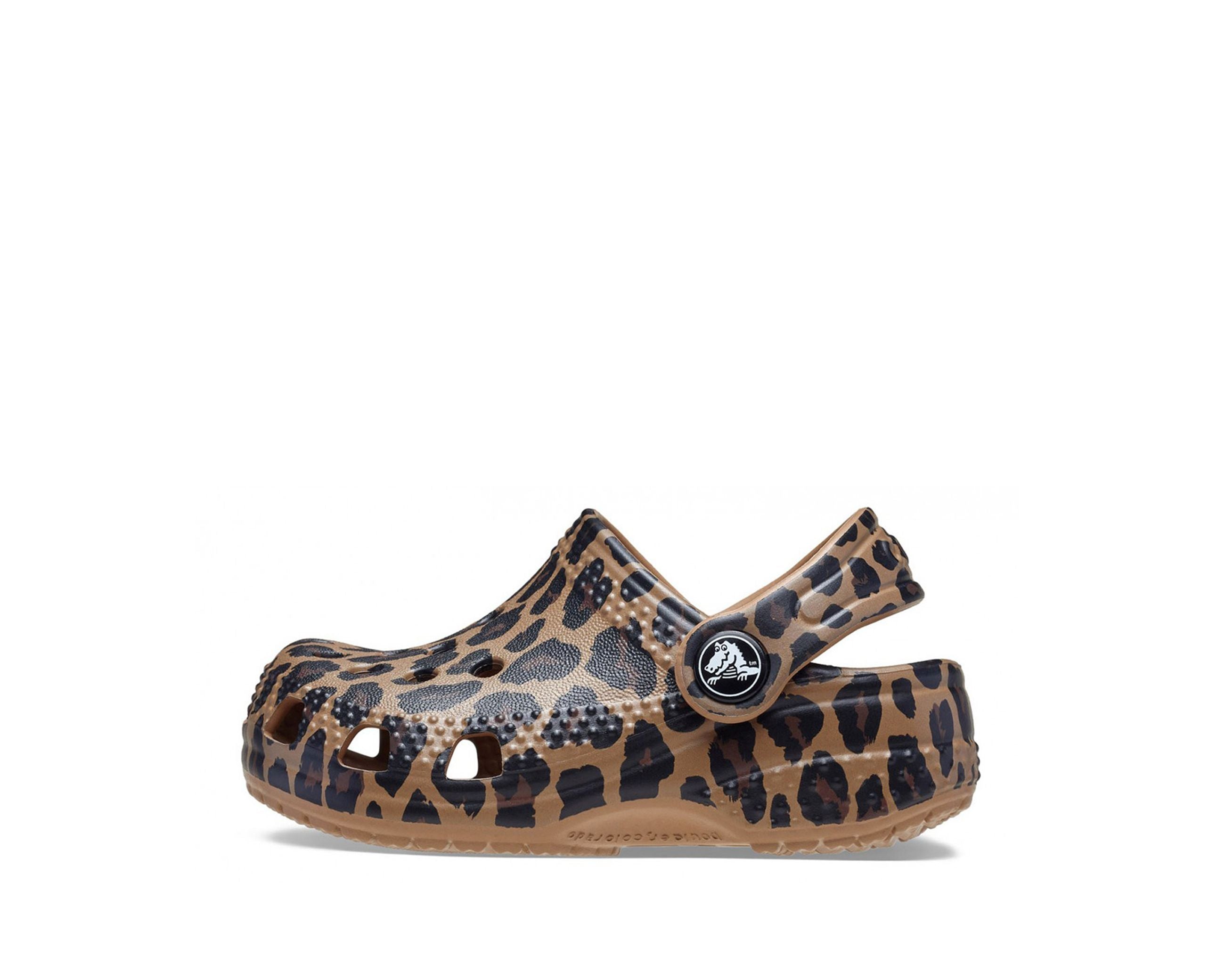 CROCS Littles Animal Clog CR.212517 Sepia Leopard