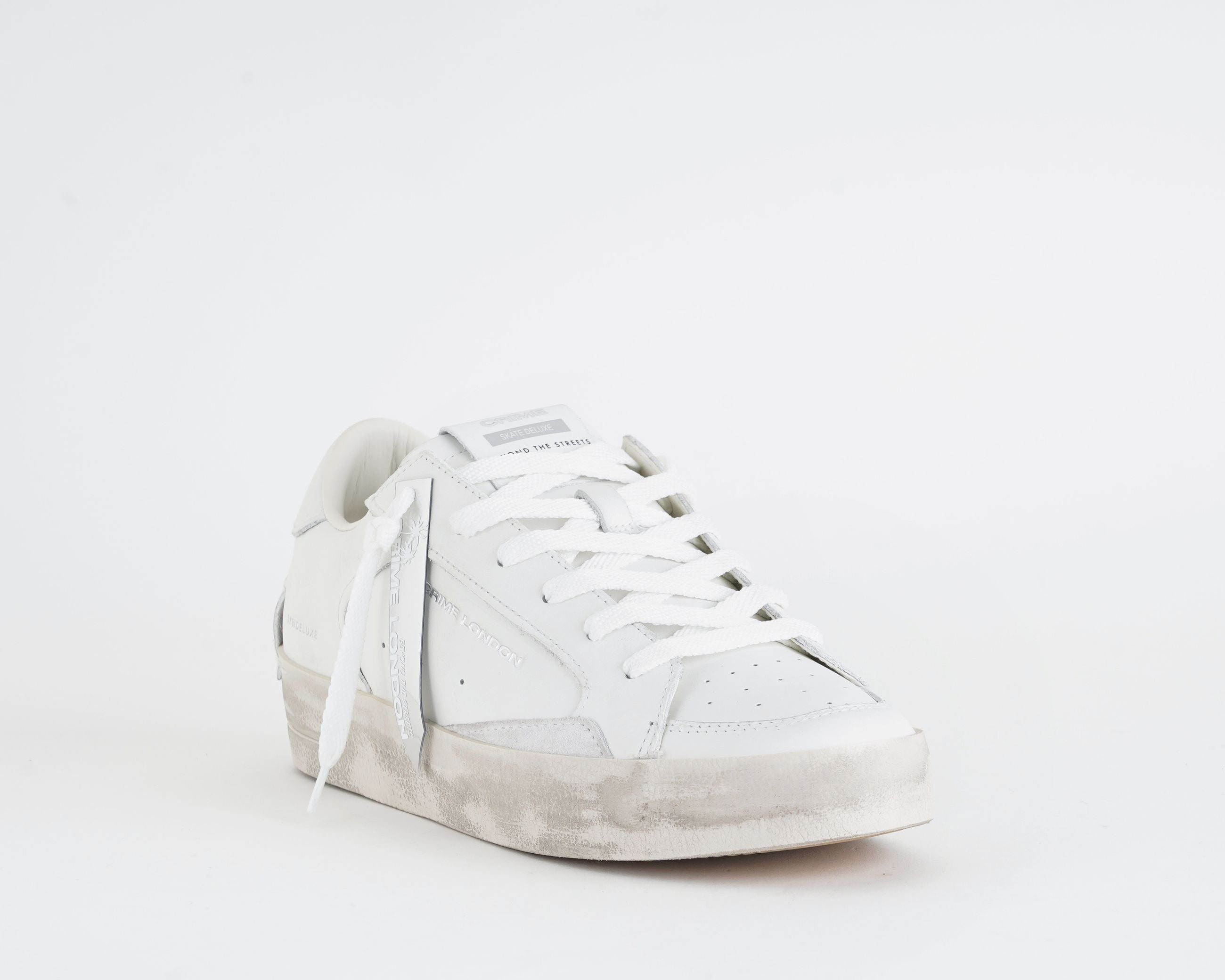 Sneakers Crime London Skate Deluxe White uomo – dettaglio