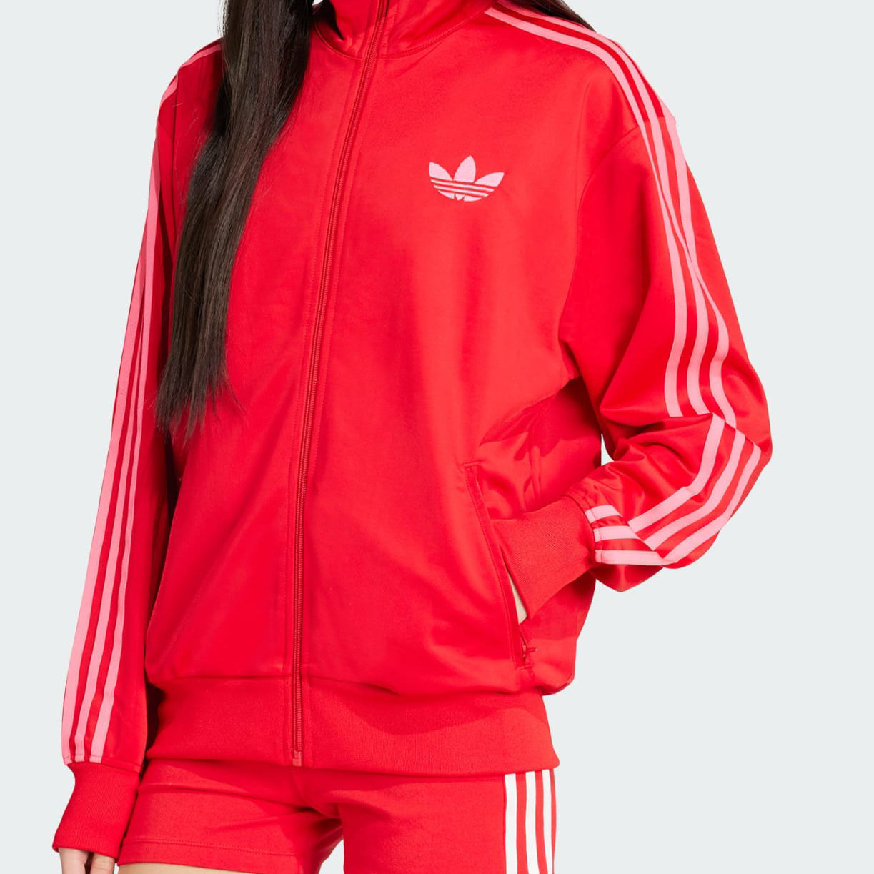 Felpa con zip ADIDAS ADICOLOR CLASSIC FIREBIRD LOOSE JW3665 Donna