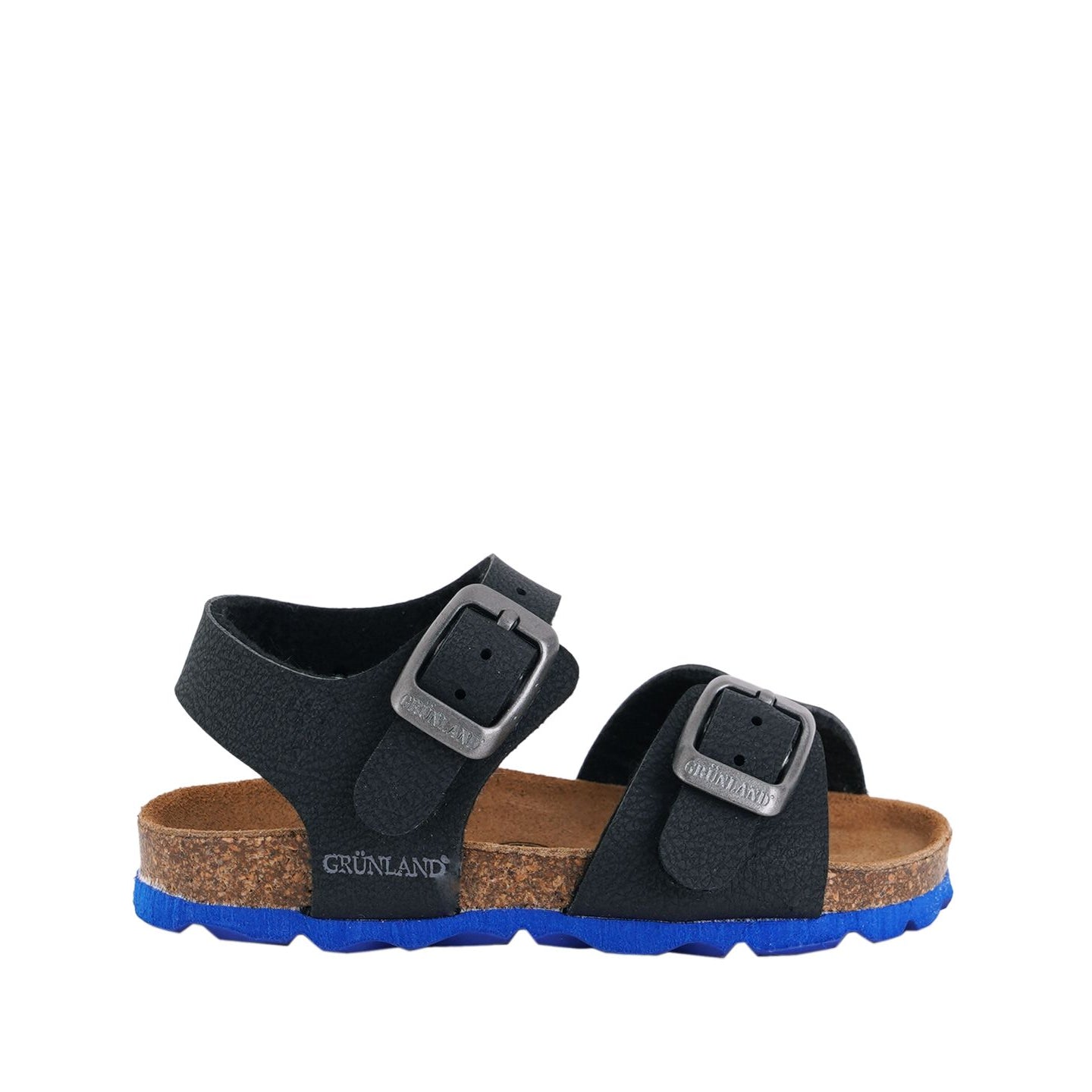 GRUNLAND SB0025 Sandalo Aria Bambino Nero Royal