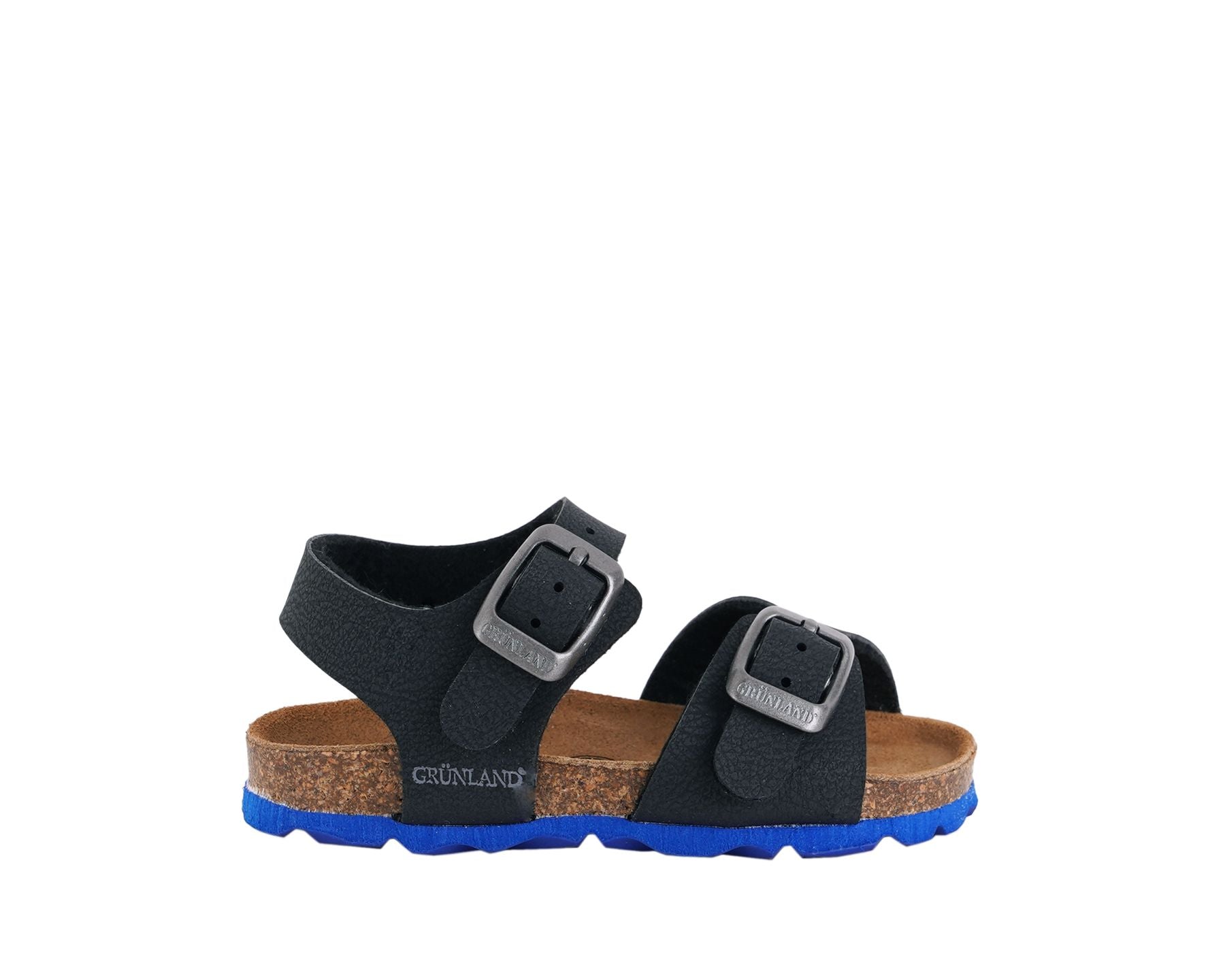 GRUNLAND SB0025 Sandalo Aria Bambino Nero Royal