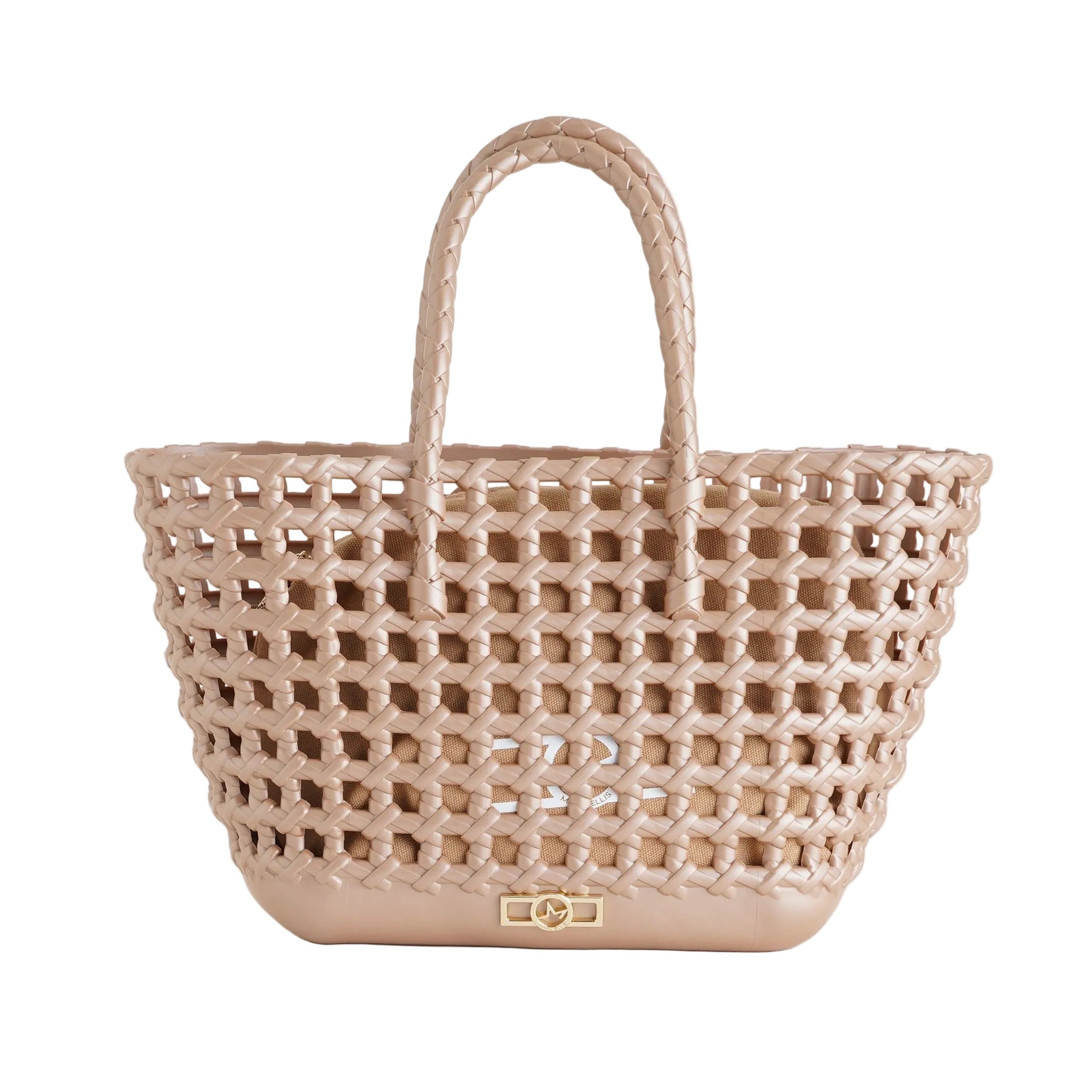Shopper Bag Marc Ellis Flat Sunset Moka Mousse/Light Gold