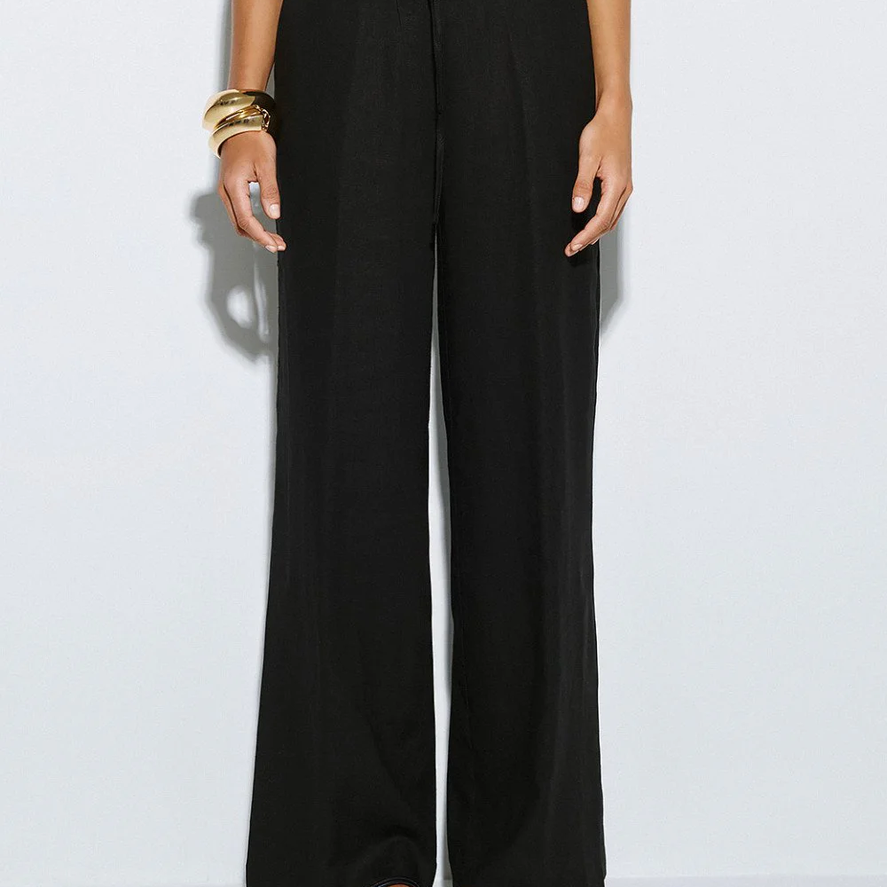 Pantaloni con aperture laterali Access Fashion 63-5084-171 Nero Donna
