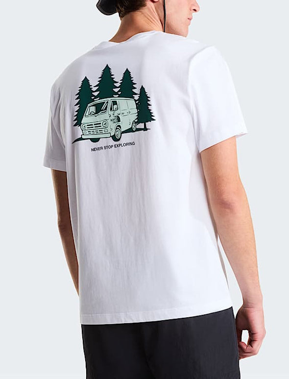 THE NORTH FACE NF0A8GQNFN41 T-Shirt Van Life Relaxed Graphic colore Bianco (TNF White)