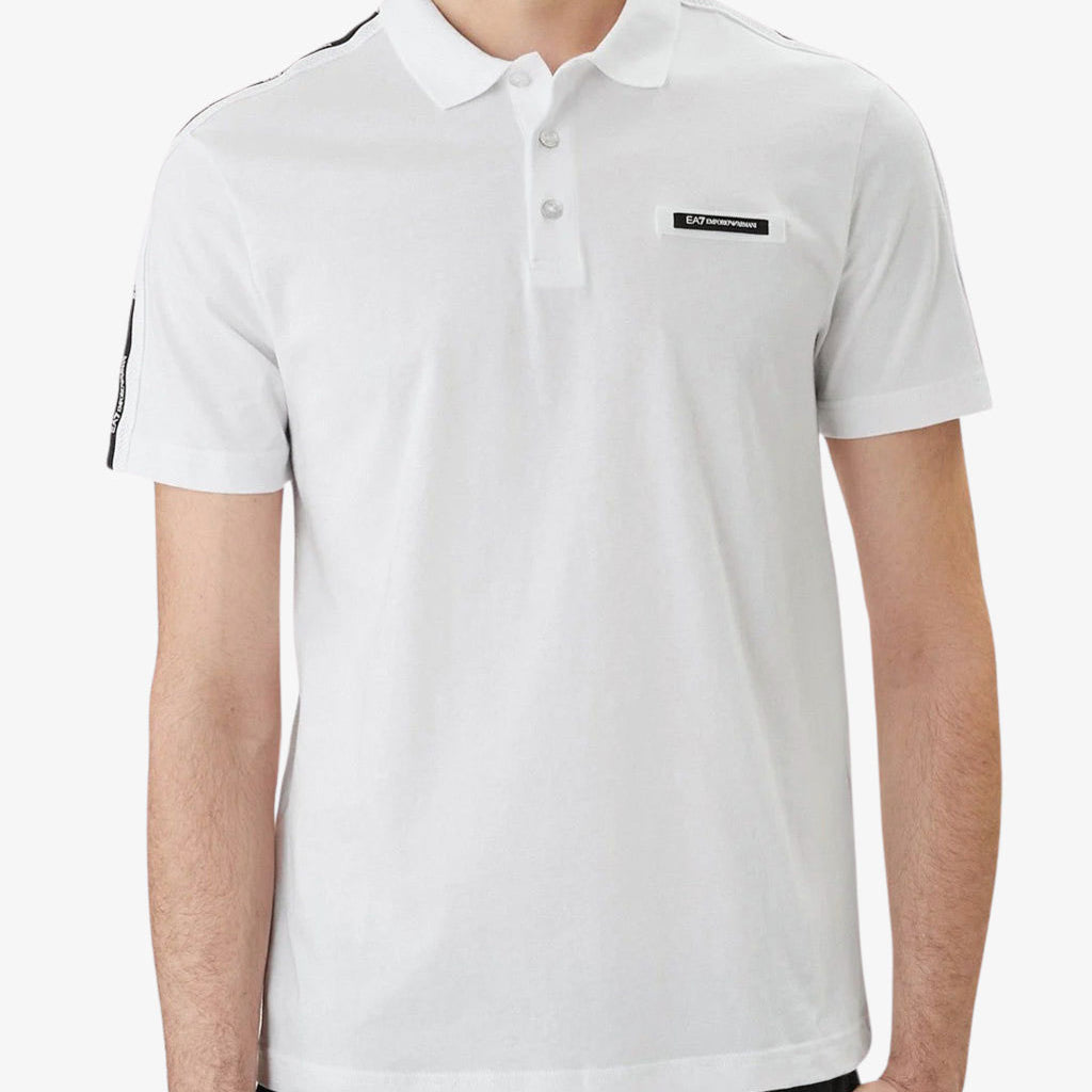 Polo AF10375 EA7 EMPORIO ARMANI colore White U0002