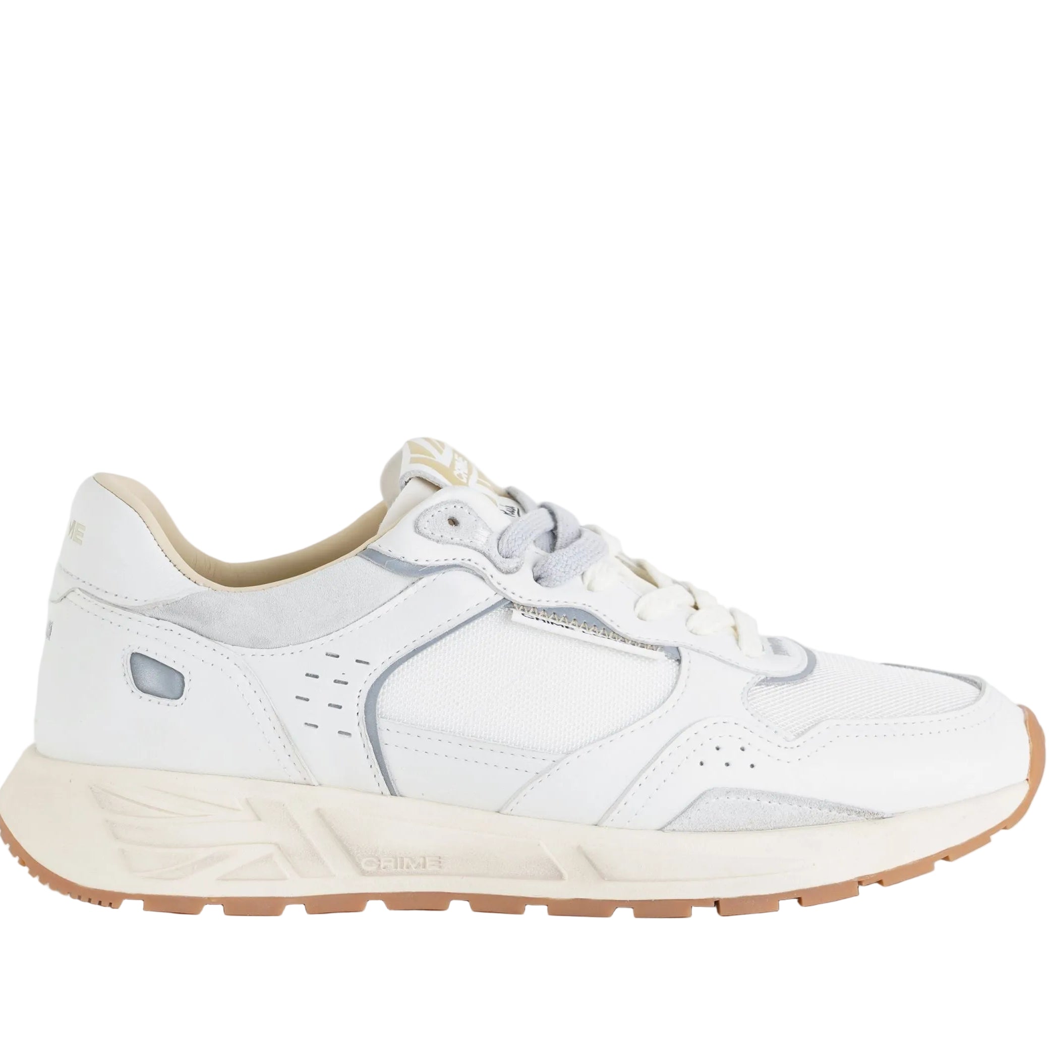 Sneakers Crime London Rush Almond White uomo – vista frontale