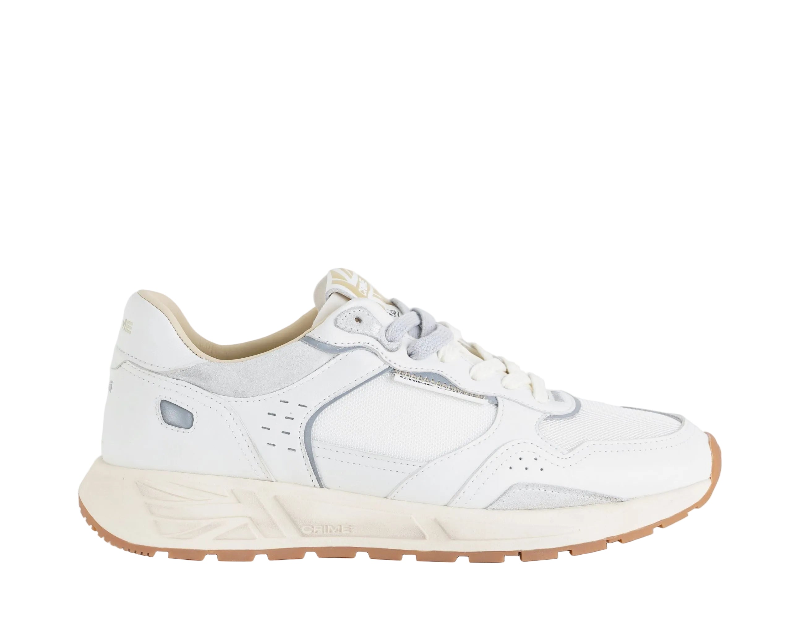 Sneakers Crime London Rush Almond White uomo – vista frontale
