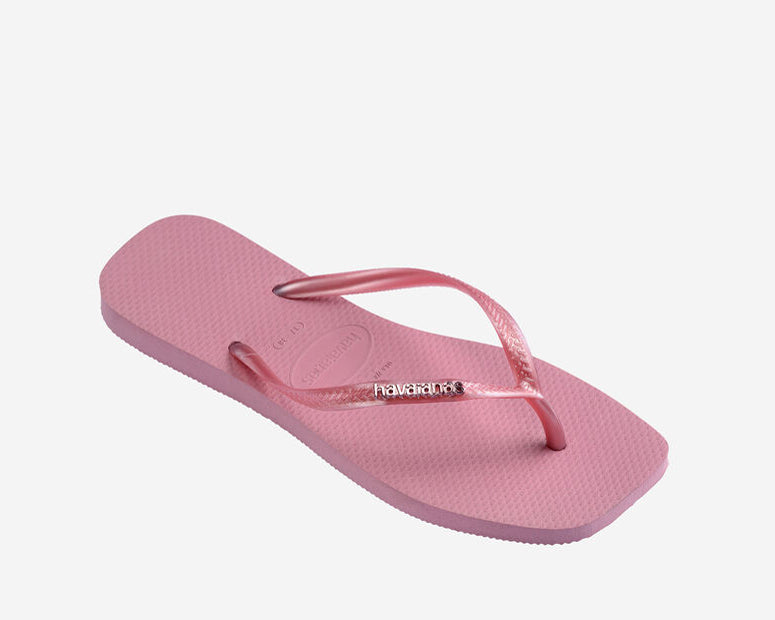 Sandalo Mare Havaianas Square Logo Metallic 4148257 Rose Chiffon (01105)