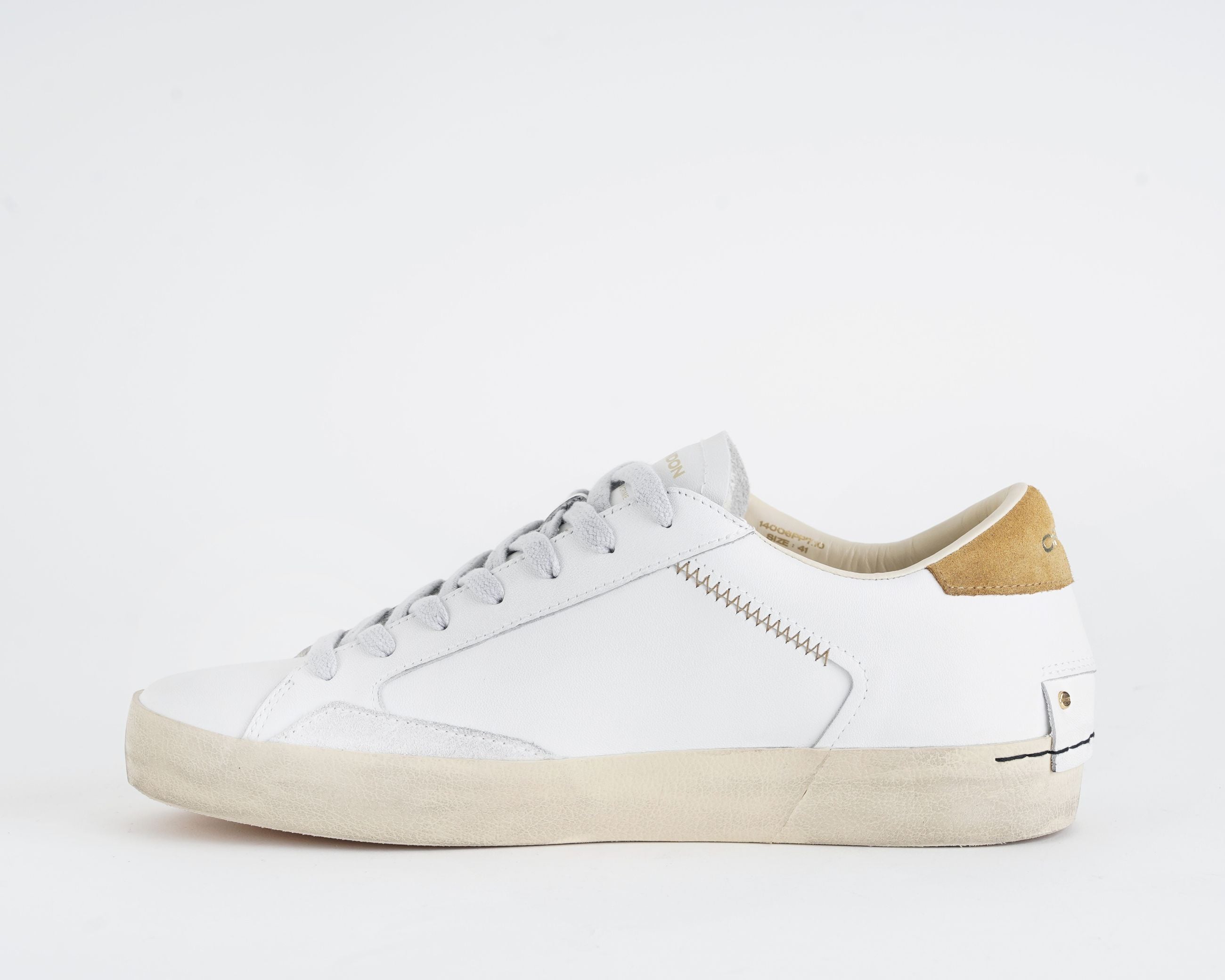 Sneakers Crime London Distressed Desert Tan uomo – vista laterale