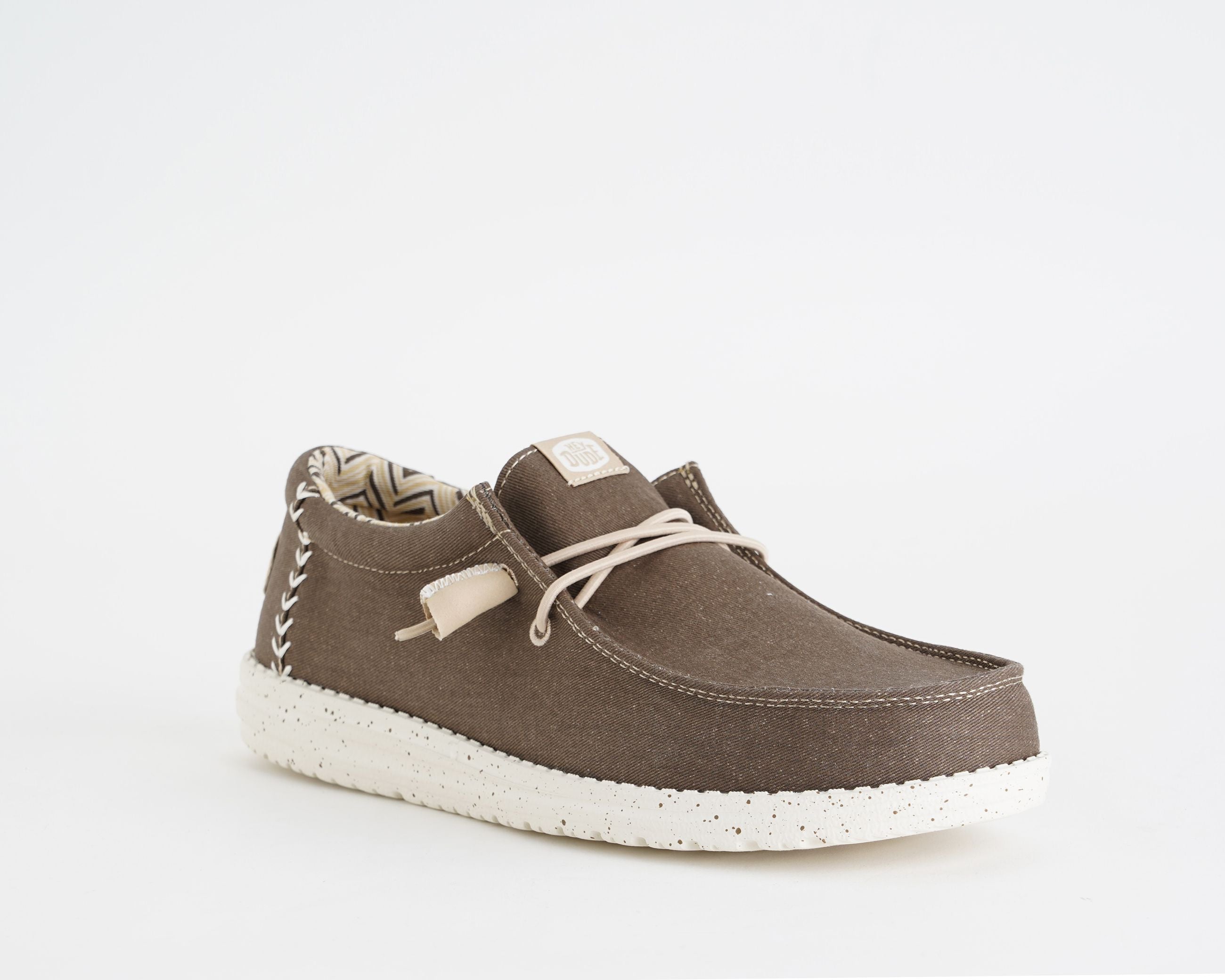 Mocassino Hey Dude Wally Canvas HD.40700 Teak Brown