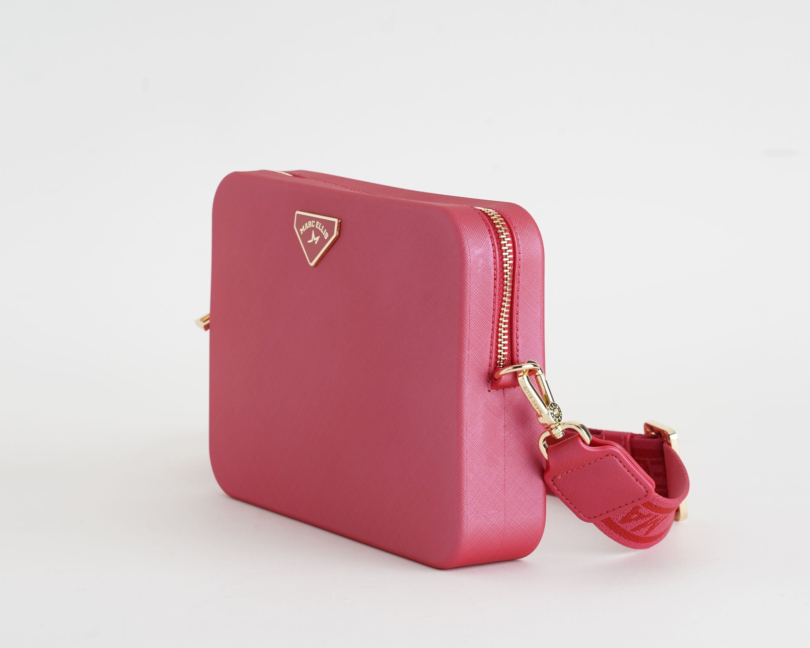 Borsa a tracolla Marc Ellis Flat Flowe Donna Rococco Red Light Gold - Vista laterale