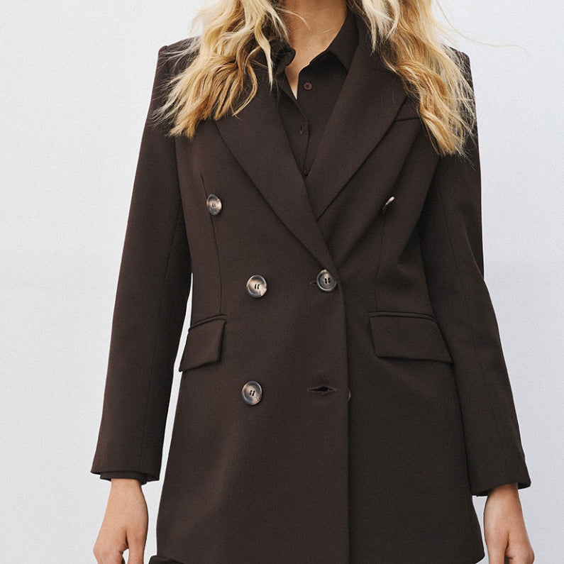Blazer doppiopetto Access Fashion 64-1059 Coffee Donna