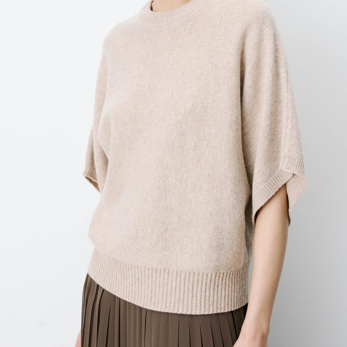 Maglione oversize Grace&Mila Almus FW2617093 Beige Donna