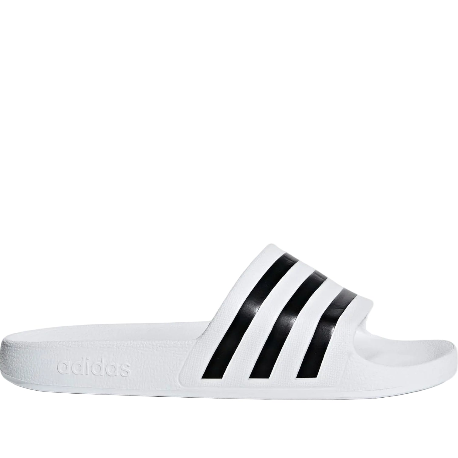 Ciabatte Adidas Adilette Aqua F35539 bianco/nero unisex vista frontale