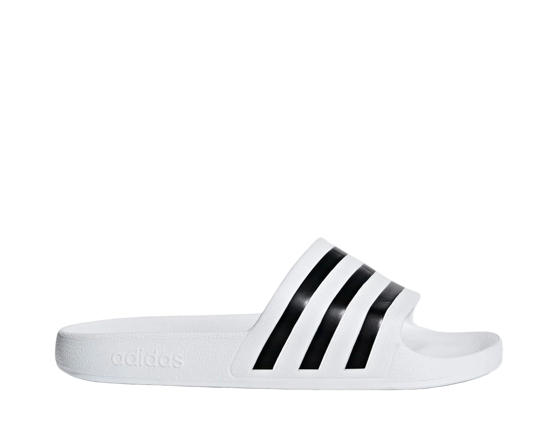 Ciabatte Adidas Adilette Aqua F35539 bianco/nero unisex vista frontale