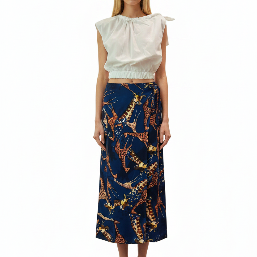 Gonna pareo Vicolo TAB3042 Blu Donna