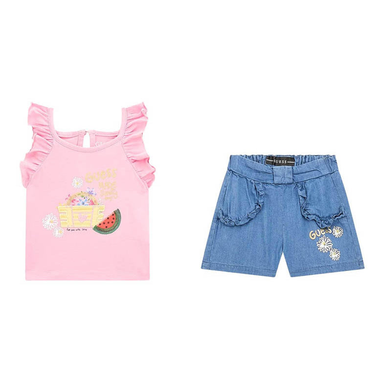 T-shirt+shorts Bambina