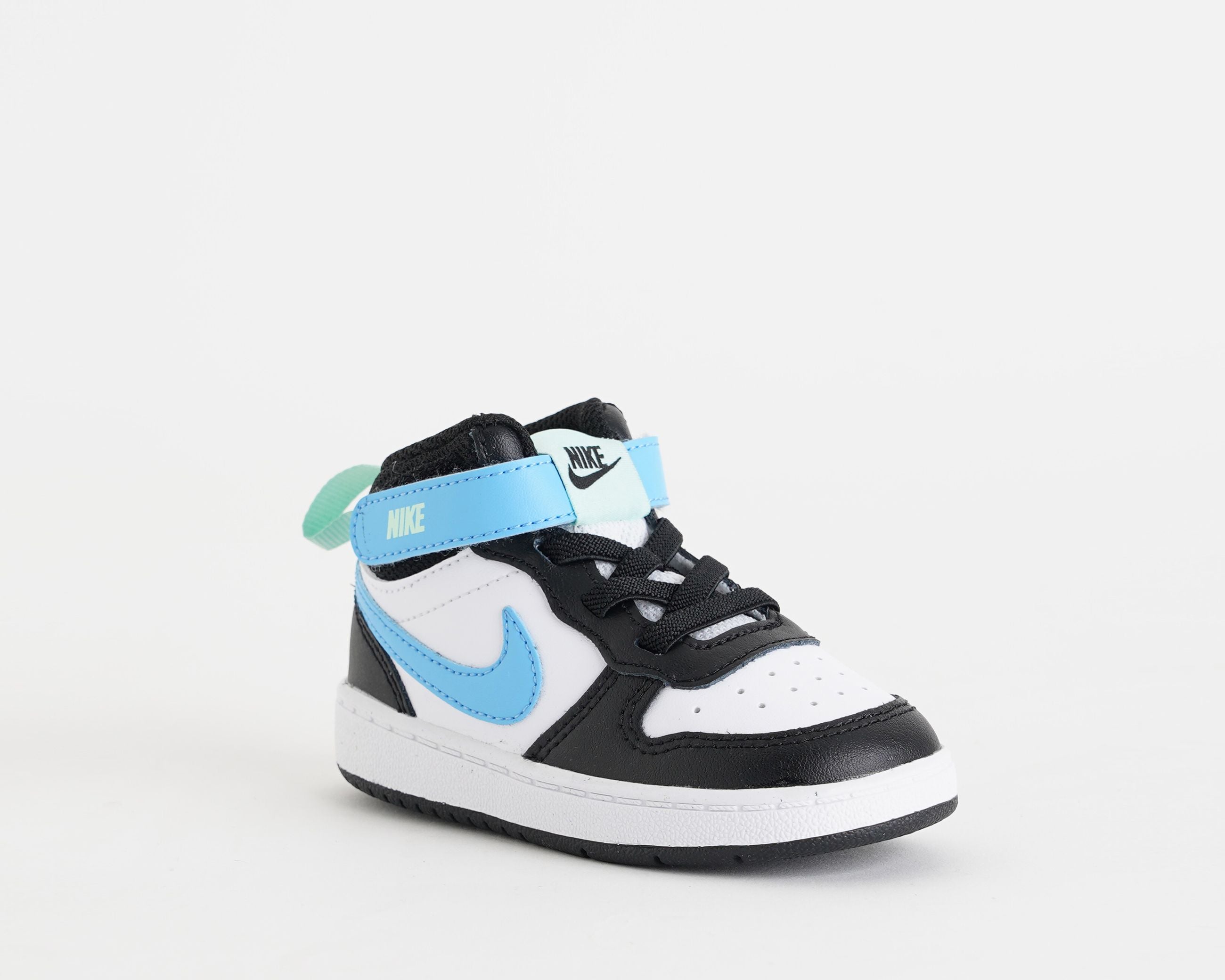 Sneakers Nike Court Borough Mid 2 CD7784-136 White/Football Blue-Black-Arctic Green