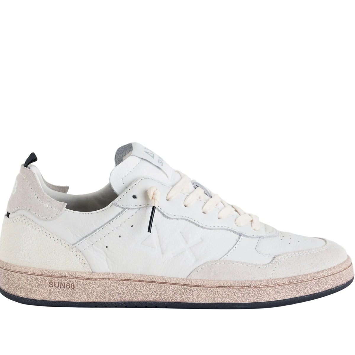 Sneaker Sun68 Urban Basket Z46146 Bianco Panna Uomo