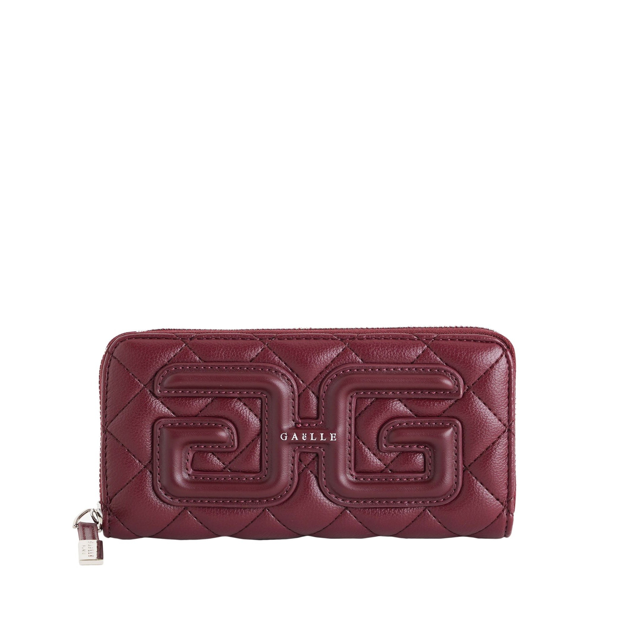 Regular Zip Around Matelassè Bottalato E Maxi Patch Double G Liscio GAELLE GAACW02338 Donna