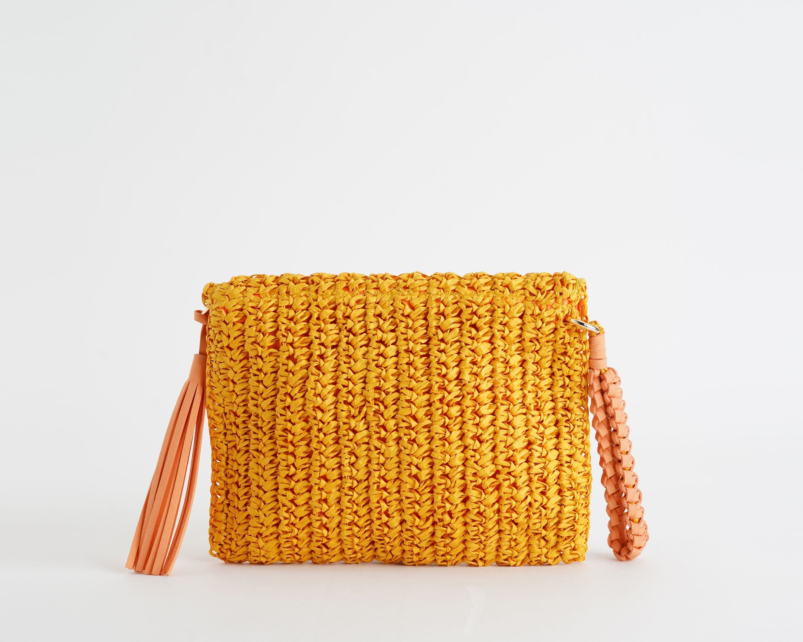 Pochette Gabi Sundek in paper straw AW022ABPA100 Maracuja