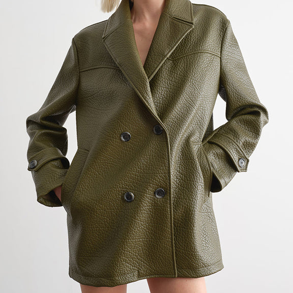 Giacca Oversize JIJIL JPI25CP100.0EP0053 Verde militare Donna