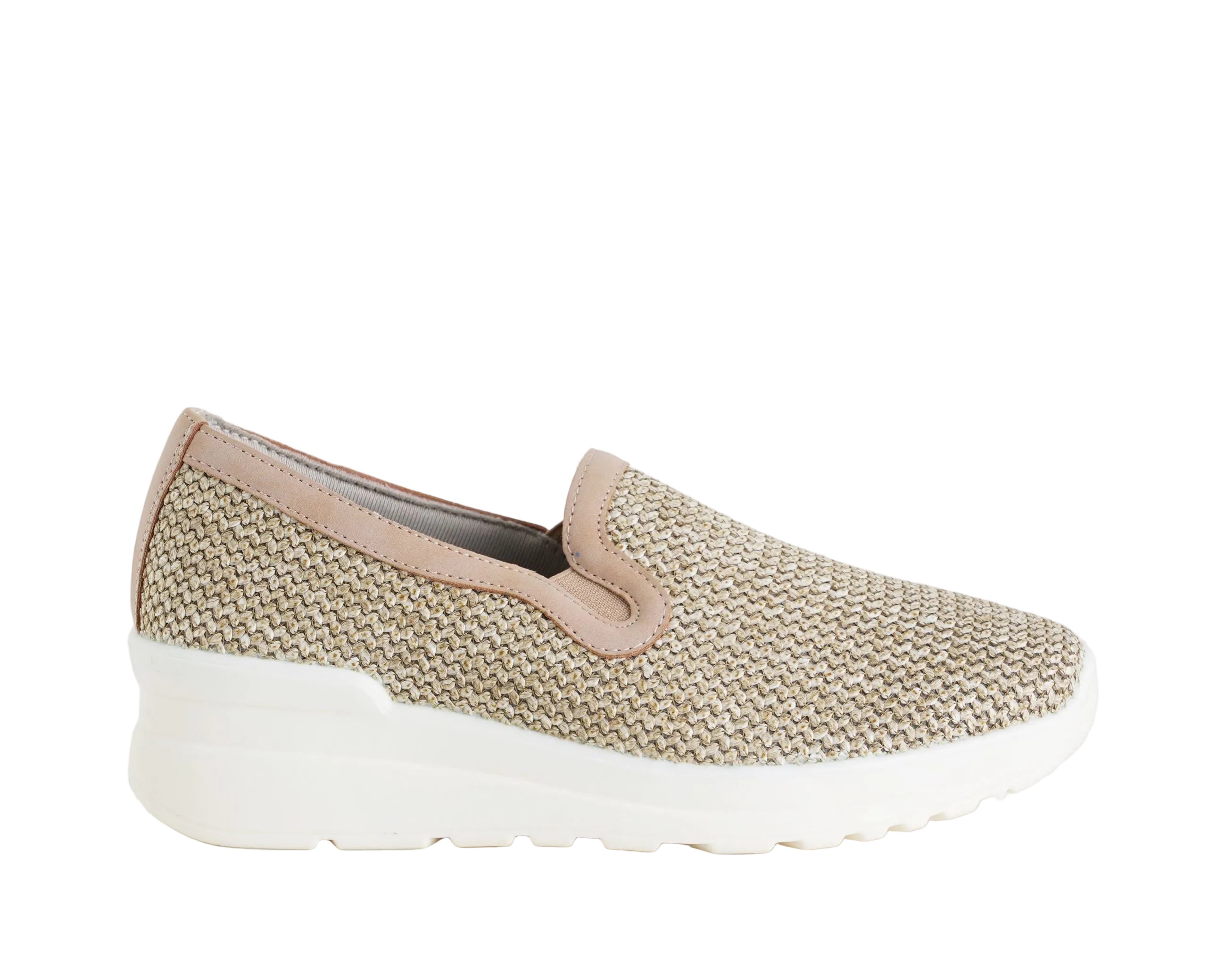 Sneakers Slip-on Co.moda Comfort 3984 Taupe Donna - COMODA COMFORT