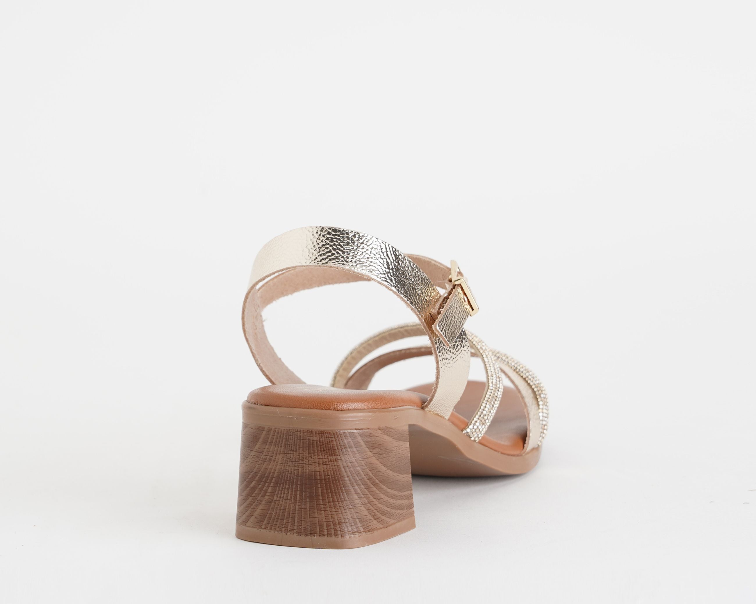 Sandali con tacco Oh My Sandals 5905 Champagne Donna