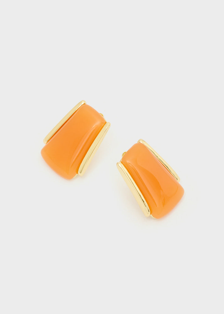 Orecchini con clip Nalì Aura VSOR0007 Oro/Arancio