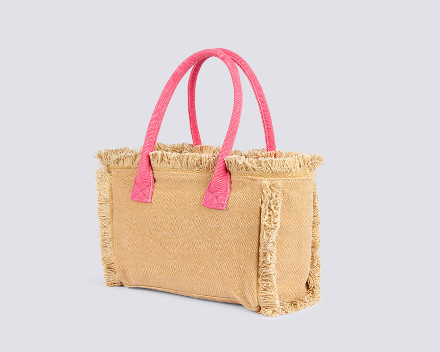 Tote Bag regular Sundek con effetto stone washed AW909ABCA600 Durian